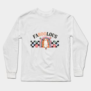 Faboolous Halloween Ghost Long Sleeve T-Shirt